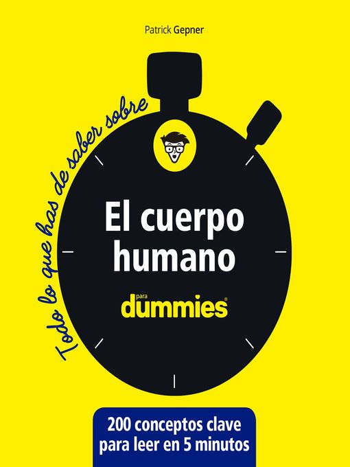 Title details for El cuerpo humano para Dummies by Patrick Gepner - Available